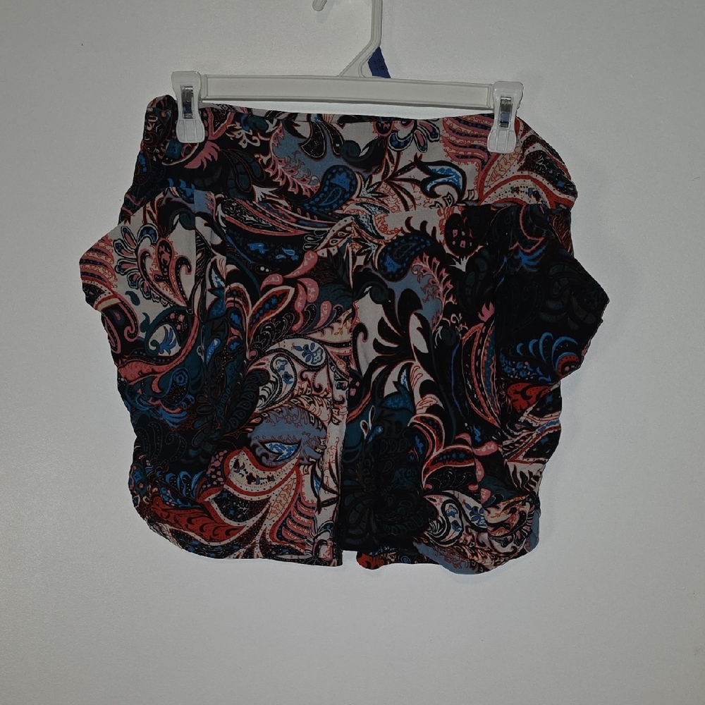 GUC Shoshop XL Multicolor Paisley Harem Shorts Super Soft